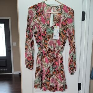 Show Me Your MuMu Vibrant Paisley Long Sleeve Dress
